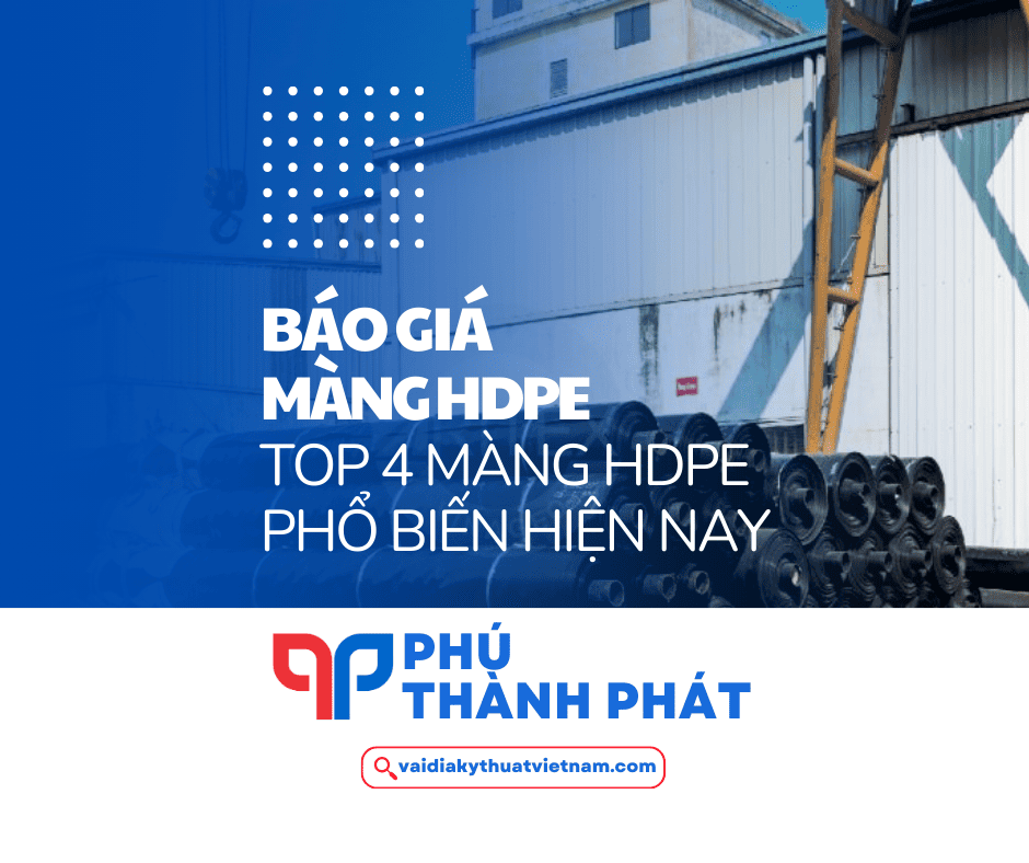 Báo giá bạt HDPE – Top 4 màng chống thấm HDPE