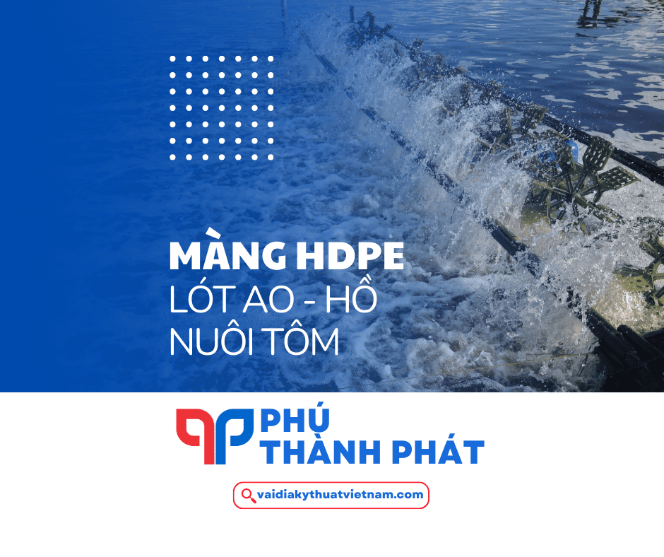 Màng chống thấm lót ao hồ nuôi tôm