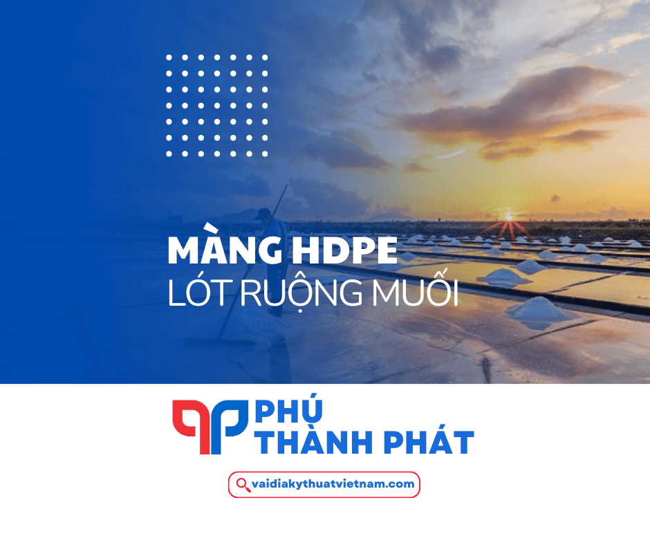 Ứng dụng bạt chống thấm lót ruộng muối