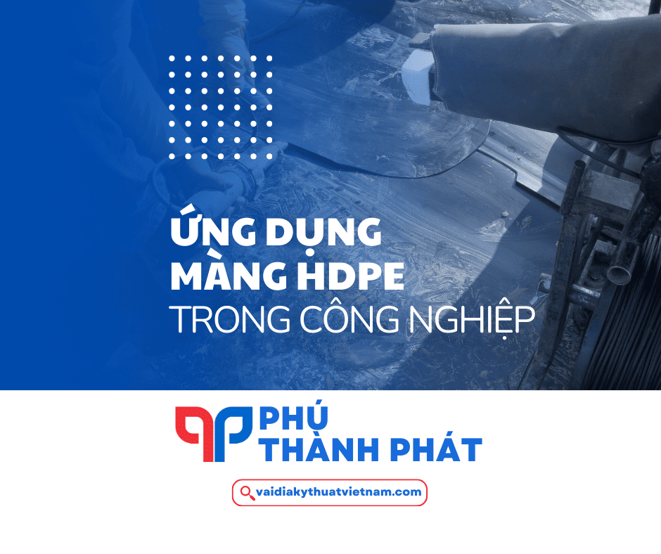 Ứng dụng màng chống thấm HDPE trong công nghiệp