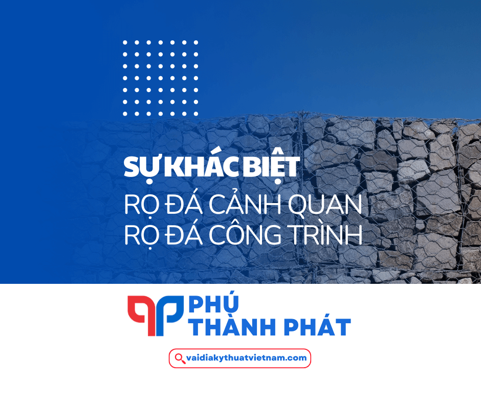 Sự khác biệt giữa rọ đá cảnh quan và rọ đá công trình