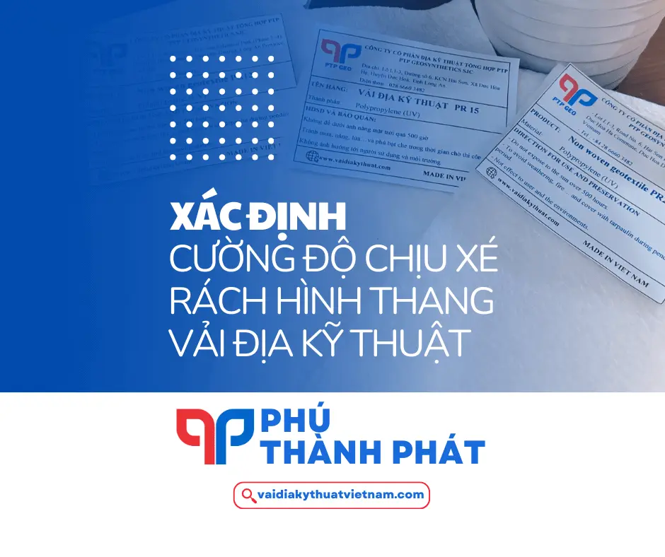 Phương pháp xác định cường độ chịu xé rách hình thang vải đkt