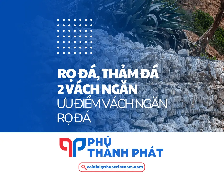 Rọ đá, thảm đá 2 vách ngăn – Ưu điểm vách ngăn trong thiết kế thảm đá