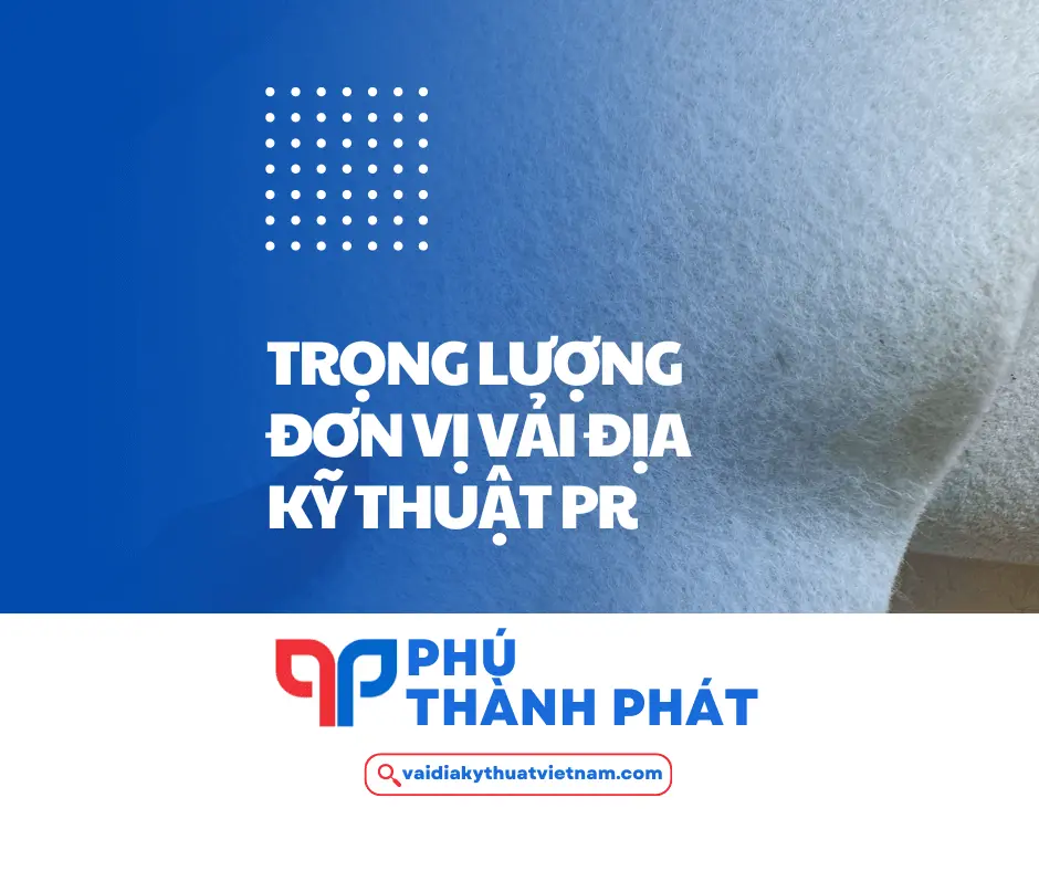 Thông số trọng lượng đơn vị vải đkt PR