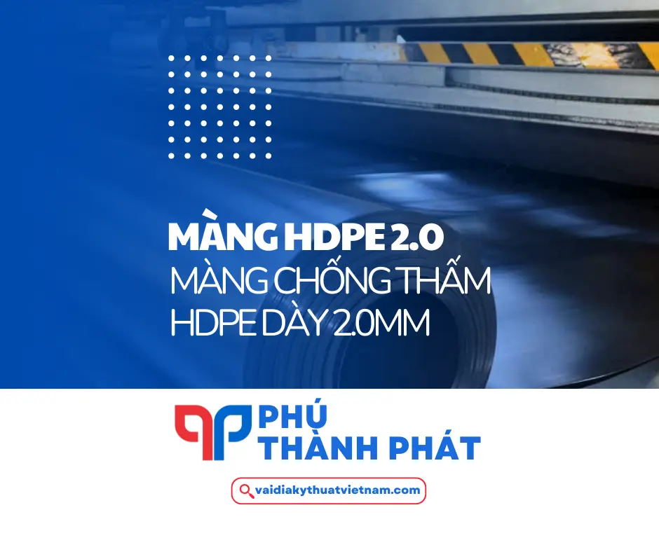 Màng chống thấm HDPE 2.0mm