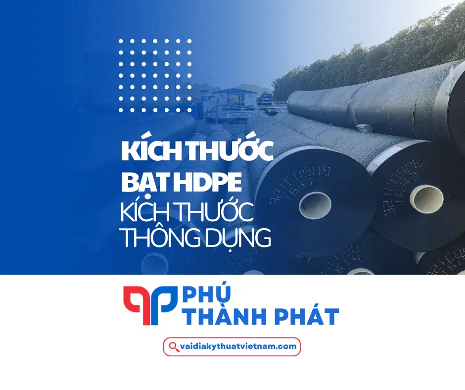 Kích thước bạt HDPE thông dụng