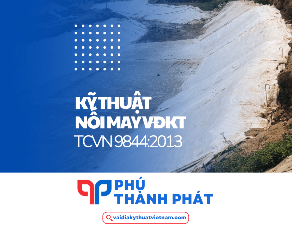 Kỹ thuật nối may vải địa kỹ thuật theo TCVN 9844:2013