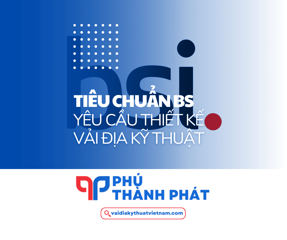 Tiêu chuẩn BS yêu cầu thiết kế vải địa kỹ thuật xây dựng